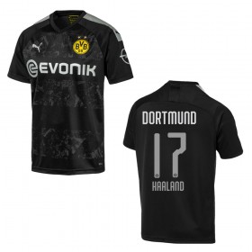 Borussia Dortmund Erling Haaland 17 Borte Fotballdrakt 2019-2020 Kortermet